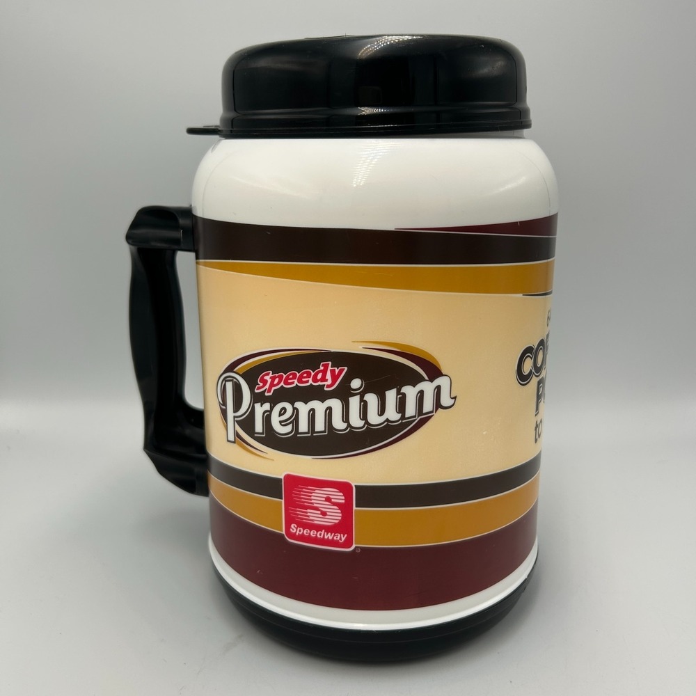 Coffee Mug Jumbo 64oz Travel Tumbler Jug Insulated Whirley Thermo Mega Speedway - Picture 6 of 13